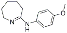 (4-METHOXY-PHENYL)-(4,5,6,7-TETRAHYDRO-3H-AZEPIN-2-YL)-AMINE 结构式