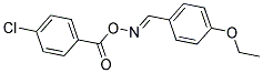 1-CHLORO-4-[(([(4-ETHOXYPHENYL)METHYLENE]AMINO)OXY)CARBONYL]BENZENE 结构式