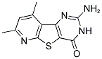 2-Amino-7,9-dimethylpyrido[3',2':4,5]thieno[3,2-d]pyrimidin-4(3H)-one 结构式