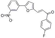 1-(4-FLUOROPHENYL)-3-[5-(3-NITROPHENYL)-2-FURYL]PROP-2-EN-1-ONE 结构式