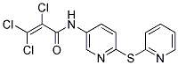 N1-[6-(2-Pyridylthio)-3-pyridyl]-2,3,3-trichloroacrylamide 结构式