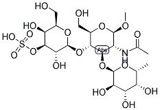 3'-SULPHATED LEWIS X, METHYL GLYCOSIDE 结构式