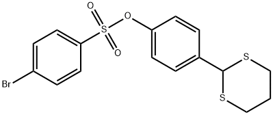 4-(1,3-Dithian-2-yl)phenyl 4-bromobenzenesulfonate 结构式