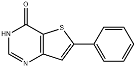 6-苯基-3H,4H-噻吩并[3,2-D]嘧啶-4-酮 结构式