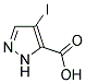 4-IODO-2H-PYRAZOLE-3-CARBOXYLIC ACID 结构式