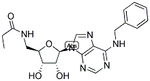 N6-BENZYL-5'-ETHYLCARBOXAMIDOADENOSINE 结构式