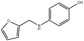 4-[(呋喃-2-基甲基)-氨基]-苯酚 结构式