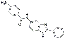 4-AMINO-N-(2-PHENYL-1 H-BENZOIMIDAZOL-5-YL)-BENZAMIDE 结构式