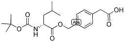 BOC-D-LEU-O-CH2-PHI-CH2-COOH 结构式