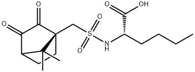 CAMPHORQUINONE-10-SULFONYLNORLEUCINE 结构式