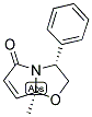 (3R-CIS)-(-)-2,3-DIHYDRO-7A-METHYL-3-PHENYLPYRROLO[2,1-B ]OXAZOL-5(7A H)-ONE 结构式