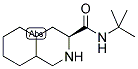 (S)-t-Butyl-decahydro-3-isoquinoline carboxamide 结构式