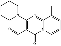 9-甲基-4-氧代-2-(哌啶-1-基)-4H-吡啶并[1,2-A]嘧啶-3-甲醛 结构式
