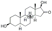 5-ALPHA-ANDROSTAN-3-BETA, 17-BETA-DIOL-16-ONE 结构式