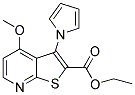 ETHYL 4-METHOXY-3-(1H-PYRROL-1-YL)THIENO[2,3-B]PYRIDINE-2-CARBOXYLATE 结构式