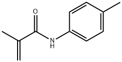 N-(对甲苯基)甲基丙烯酰胺 结构式
