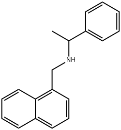 NAPHTHALEN-1-YLMETHYL-(1-PHENYL-ETHYL)-AMINE 结构式