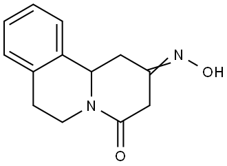 1,6,7,11b-Tetrahydro-2H-pyrido[2,1-a]isoquinoline-2,4(3H)-dione 2-oxime 结构式