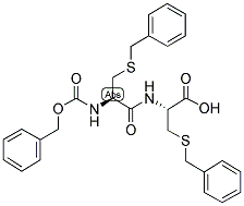 CBZ-S-BENZYL-L-CYS-S-BENZYL-L-CYS 结构式