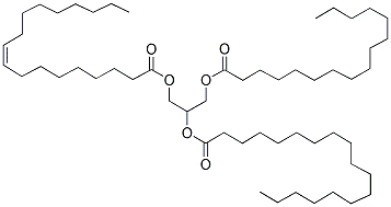 1-棕榈酸-2-硬脂酸-3-油酸甘油酯 结构式