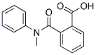 2-[[METHYL(PHENYL)AMINO]CARBONYL]BENZOIC ACID 结构式