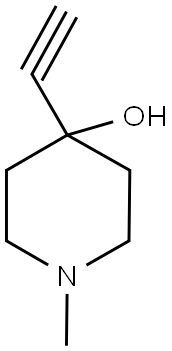 4-PIPERIDINOL, 4-ETHYNYL-1-METHYL- 结构式