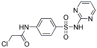 2-CHLORO-N-[4-[(PYRIMIDIN-2-YLAMINO)SULFONYL]PHENYL]ACETAMIDE 结构式