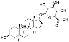 5ALPHA-ANDROSTAN-3BETA,17BETA-DIOL-17-GLUCURONIDE 结构式