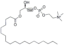 1-NONADECANOYL-2-HYDROXY-SN-GLYCERO-3-PHOSPHOCHOLINE;19:0 LYSO PC 结构式