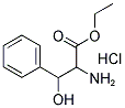 2-AMINO-3-HYDROXY-3-PHENYL-PROPIONIC ACID ETHYL ESTER HYDROCHLORIDE 结构式