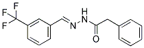 2-PHENYL-N'-([3-(TRIFLUOROMETHYL)PHENYL]METHYLENE)ACETOHYDRAZIDE 结构式