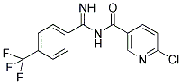 N3-imino[4-(trifluoromethyl)phenyl]methyl-6-chloronicotinamide 结构式
