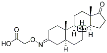 5-ALPHA-ANDROSTAN-3,17-DIONE 3-O-CARBOXYMETHYLOXIME 结构式