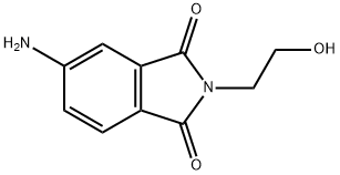 5-氨基-2-(2-羟基乙基)异二氢吲哚-1,3-二酮 结构式