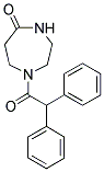 1-DIPHENYLACETYL-2,3,6,7-TETRAHYDRO-(1H)-1,4-DIAZEPIN-5(4H)-ONE 结构式