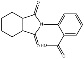 2-(1,3-DIOXO-OCTAHYDRO-ISOINDOL-2-YL)-BENZOIC ACID 结构式