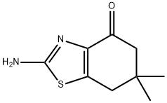 2-AMINO-6,6-DIMETHYL-6,7-DIHYDRO-5H-BENZOTHIAZOL-4-ONE 结构式