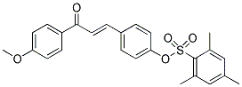 4-[3-(4-METHOXYPHENYL)-3-OXOPROP-1-ENYL]PHENYL 2,4,6-TRIMETHYLBENZENE-1-SULFONATE 结构式