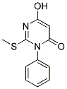 6-HYDROXY-2-(METHYLTHIO)-3-PHENYLPYRIMIDIN-4(3H)-ONE 结构式