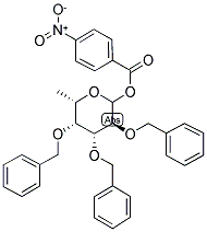 P-NITROBENZOYL-2,3,4-TRI-O-BENZYL-A,B-L-FUCOPYRANOSE 结构式