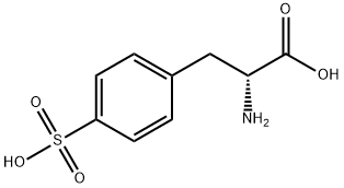 4-SULFONIC ACID-D-PHENYLALANINE 结构式