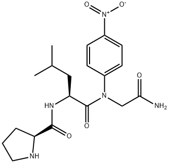 H-PRO-LEU-GLY-PNA 结构式