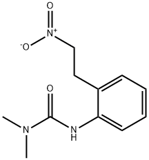 1,1-二甲基-3-(2-(2-硝基乙基)苯基)脲 结构式