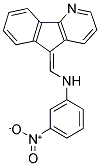N-[(Z)-5H-INDENO[1,2-B]PYRIDIN-5-YLIDENEMETHYL]-N-(3-NITROPHENYL)AMINE 结构式