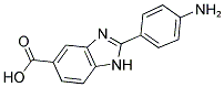 2-(4-AMINO-PHENYL)-1H-BENZOIMIDAZOLE-5-CARBOXYLIC ACID 结构式