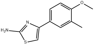 4-(4-METHOXY-3-METHYL-PHENYL)-THIAZOL-2-YLAMINE 结构式