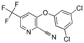 3-(3,5-Dichlorophenoxy)-5-(trifluoromethyl)-2-pyridinecarbonitrile 结构式