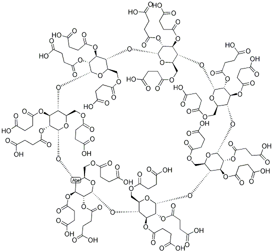 SUCCINYL-Α-CYCLODEXTRIN 结构式