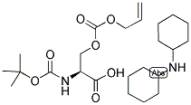 BOC-L-SER(ALLOC)-OH DCHA 结构式