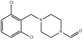 4-(2,6-DICHLOROBENZYL)PIPERAZINE-1-CARBALDEHYDE 结构式